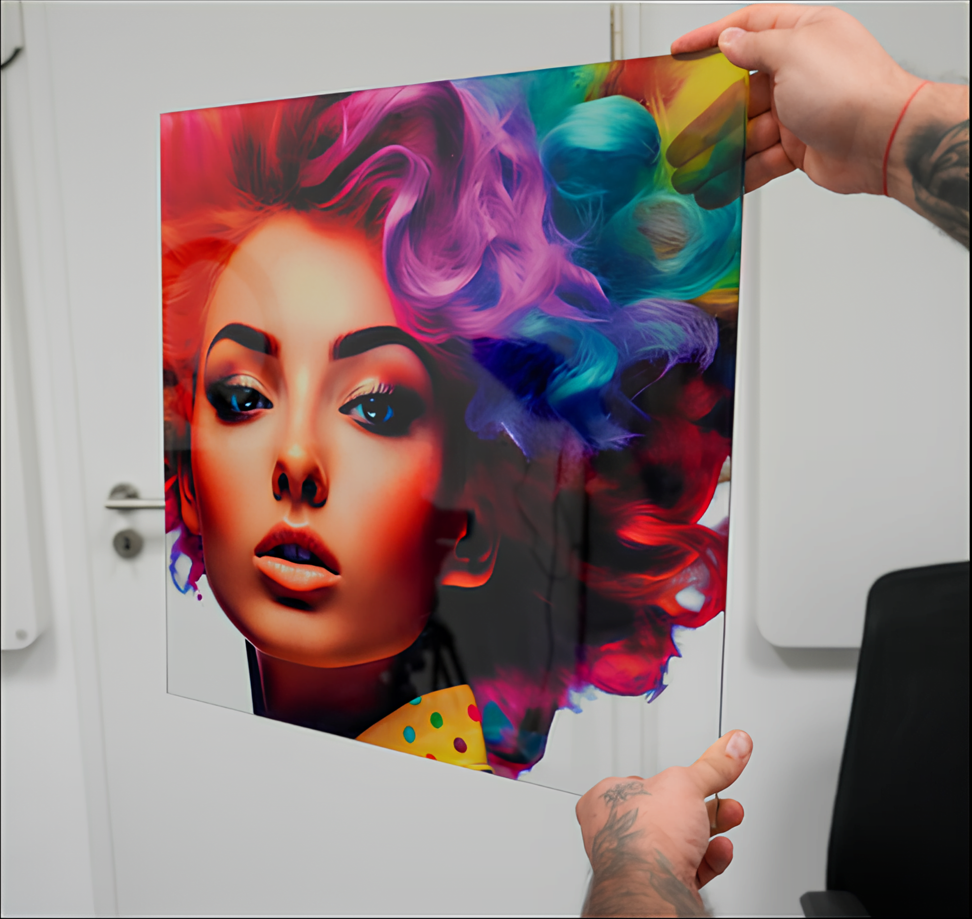 Impression sur verre